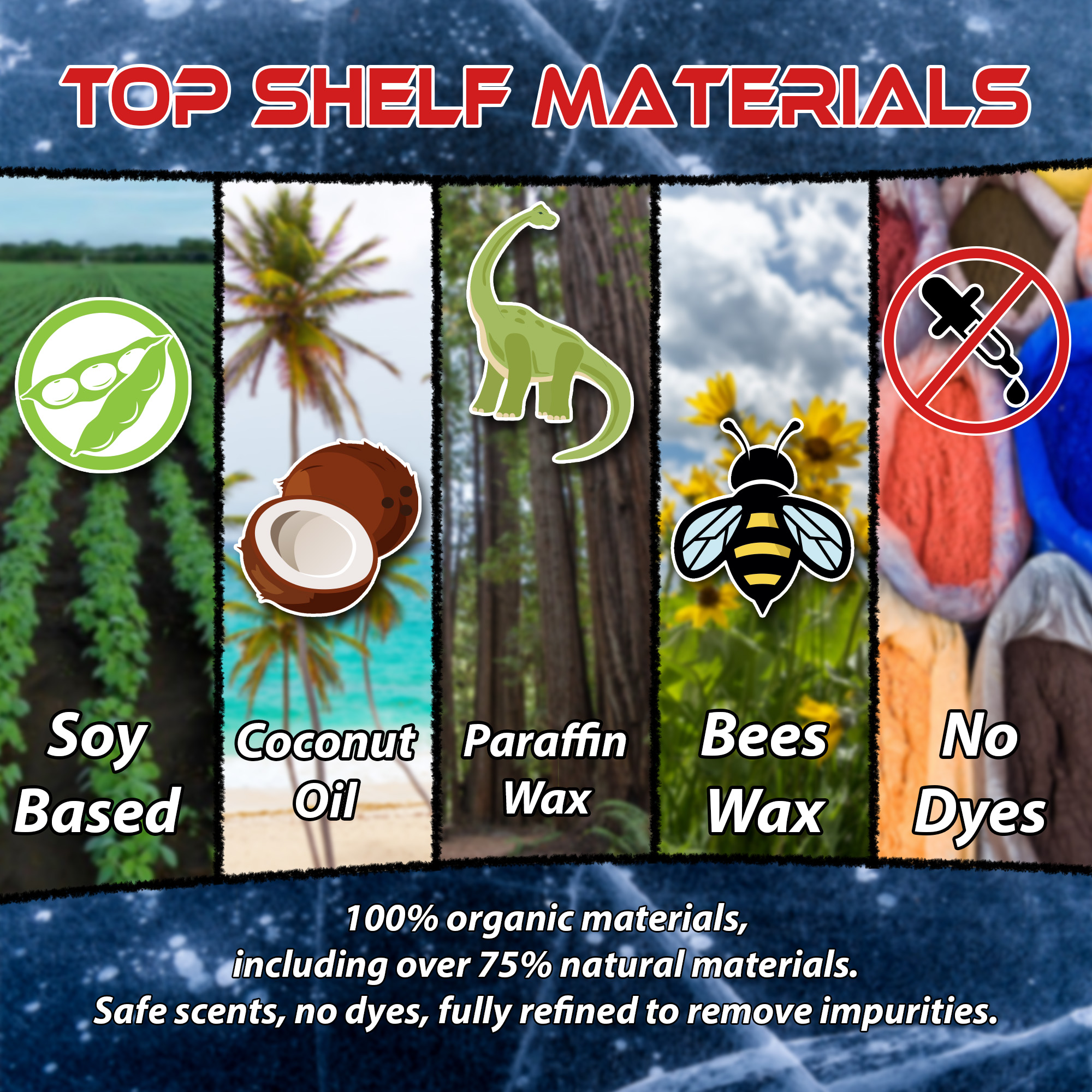 3 top shelf materials 2000x2000